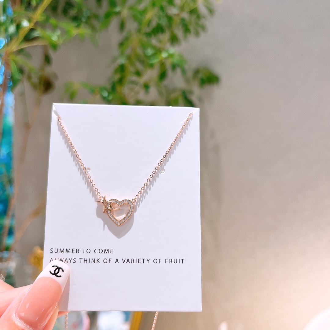 Solid Silver Necklace Precision Engagement Gold