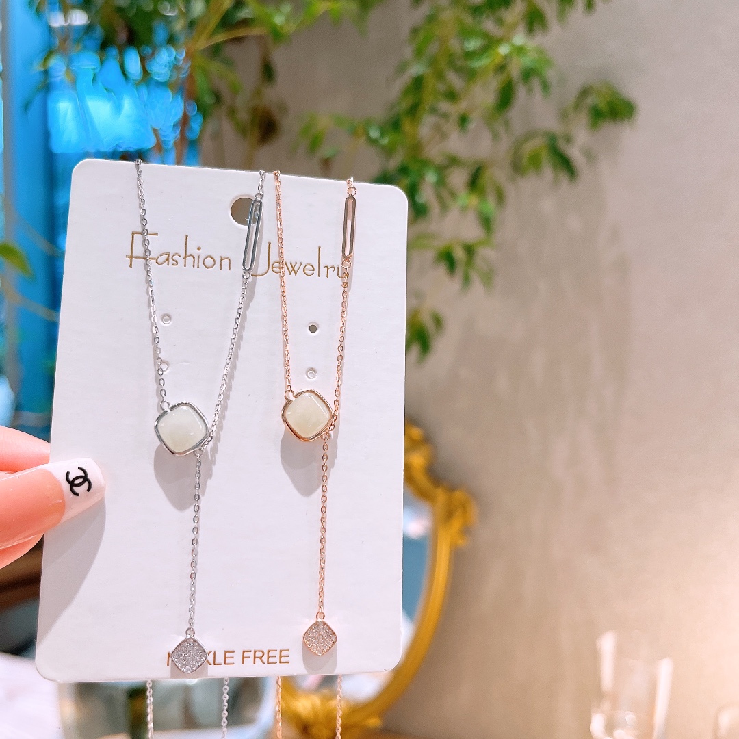 Fine Silver Necklace Cute Everyday Wear Gold