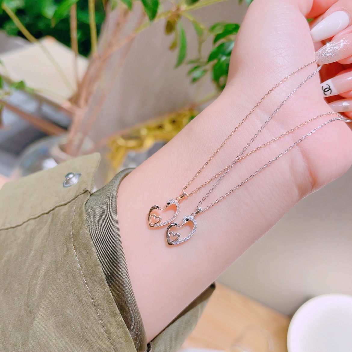 Fine Silver Necklace Unique Mother's Birthday Silver