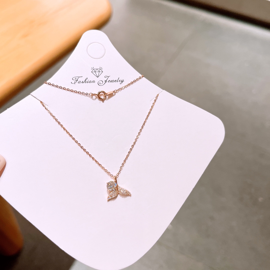 Fine Silver Moissanite Necklace Unique Workplace Gold