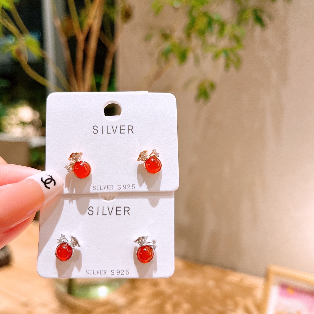 Fine Silver Earrings Intellectual Anniversary Silver