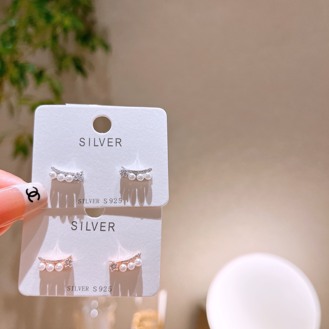 ファッション低アレルギー銀イヤリングゴールド バレンタインデー