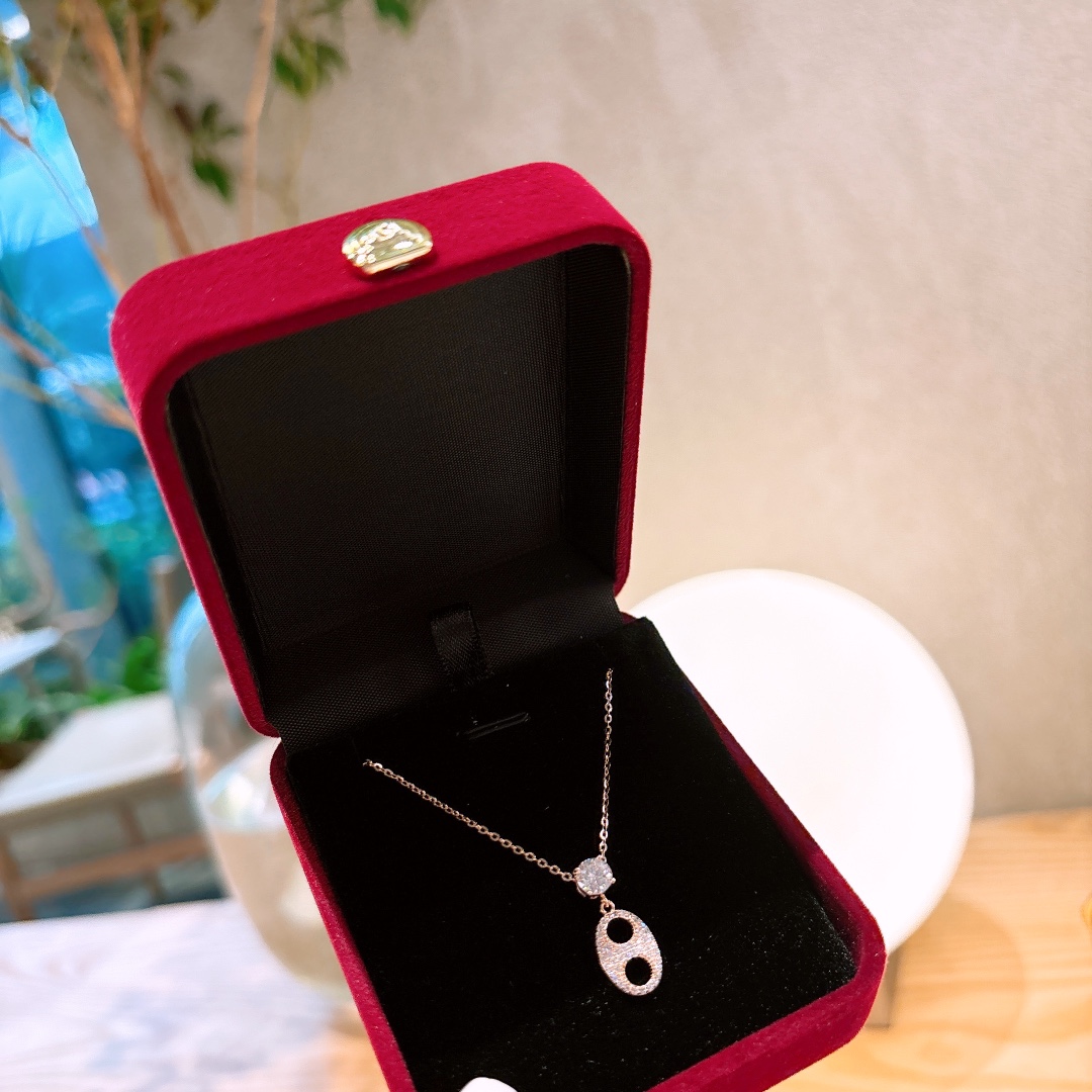 925 Silver Moissanite Necklace Vintage Birthday Gold