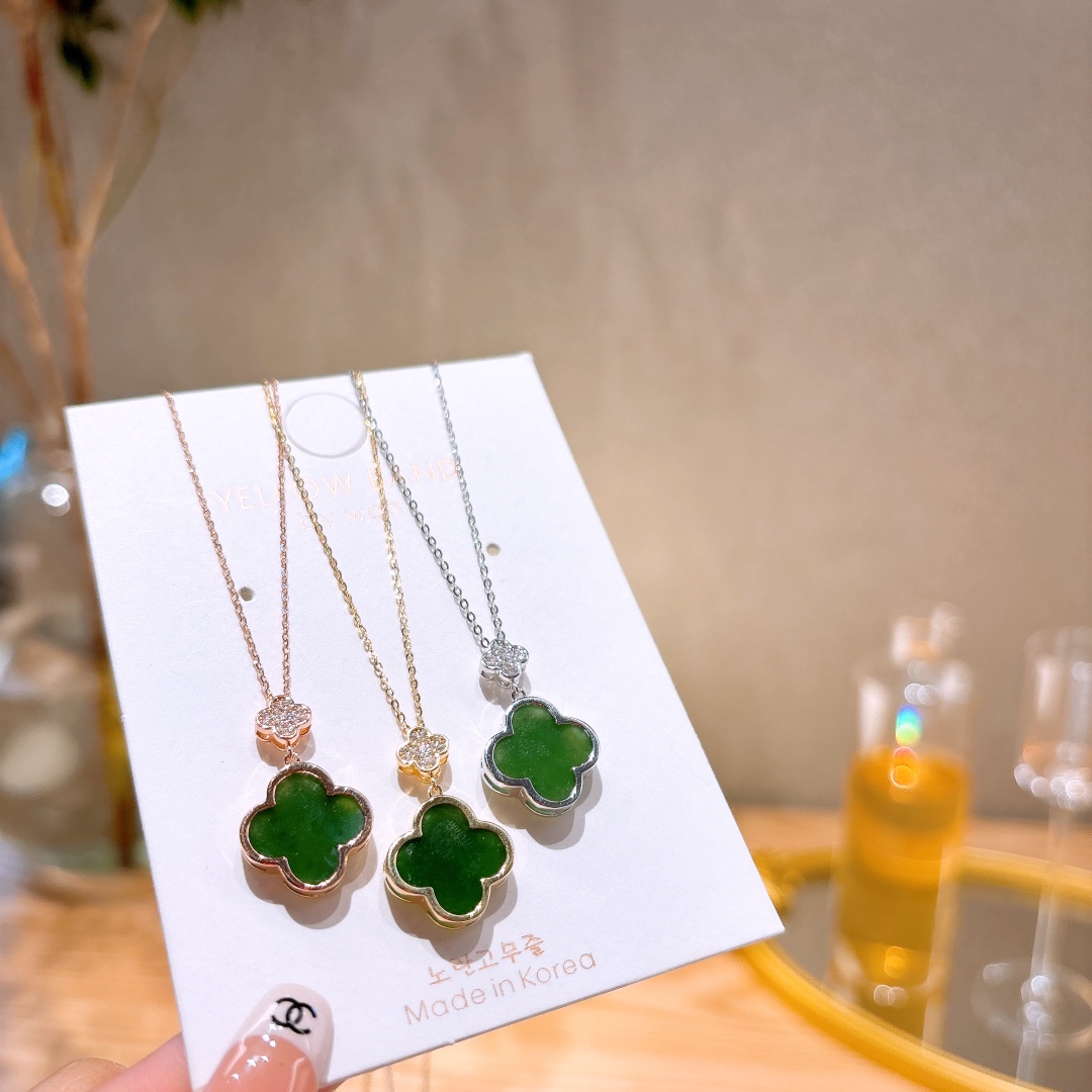 Fine Silver Jasper Necklace Forest Housewarming Silver