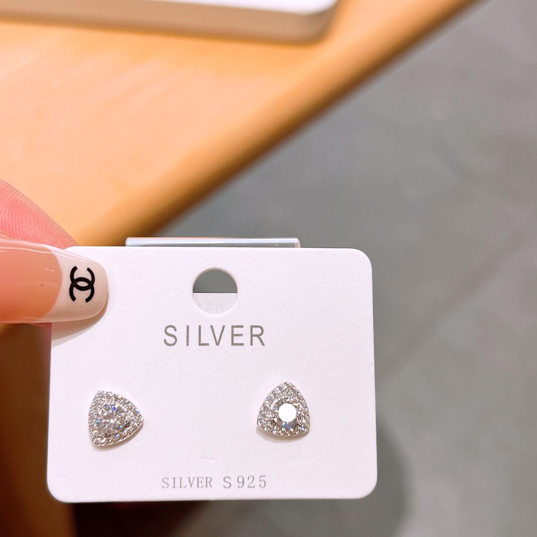 Nickelfreies Silber Ohrringe Frisch Geschenk für sie Silber