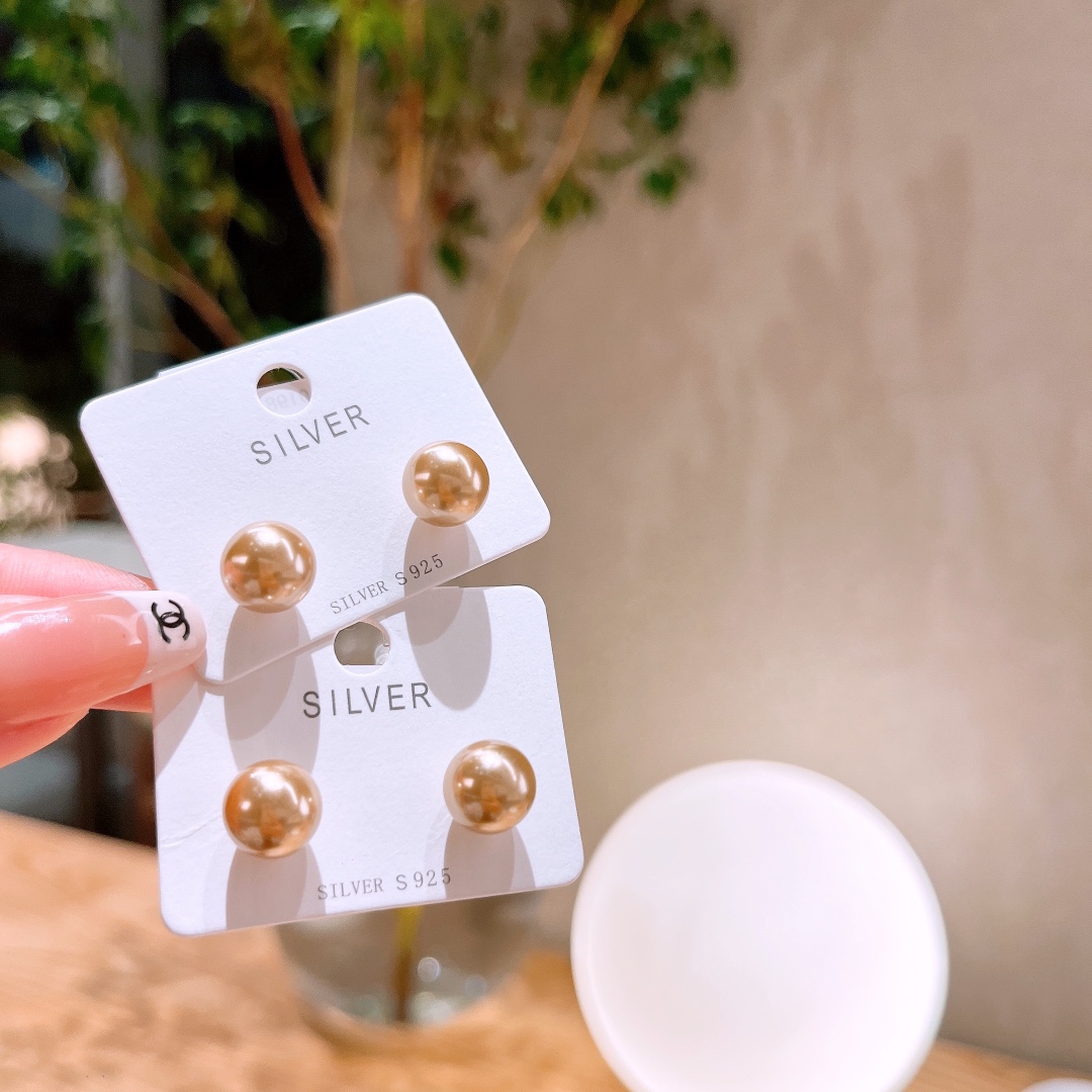 インスタ風純銀イヤリングゴールド ギフト