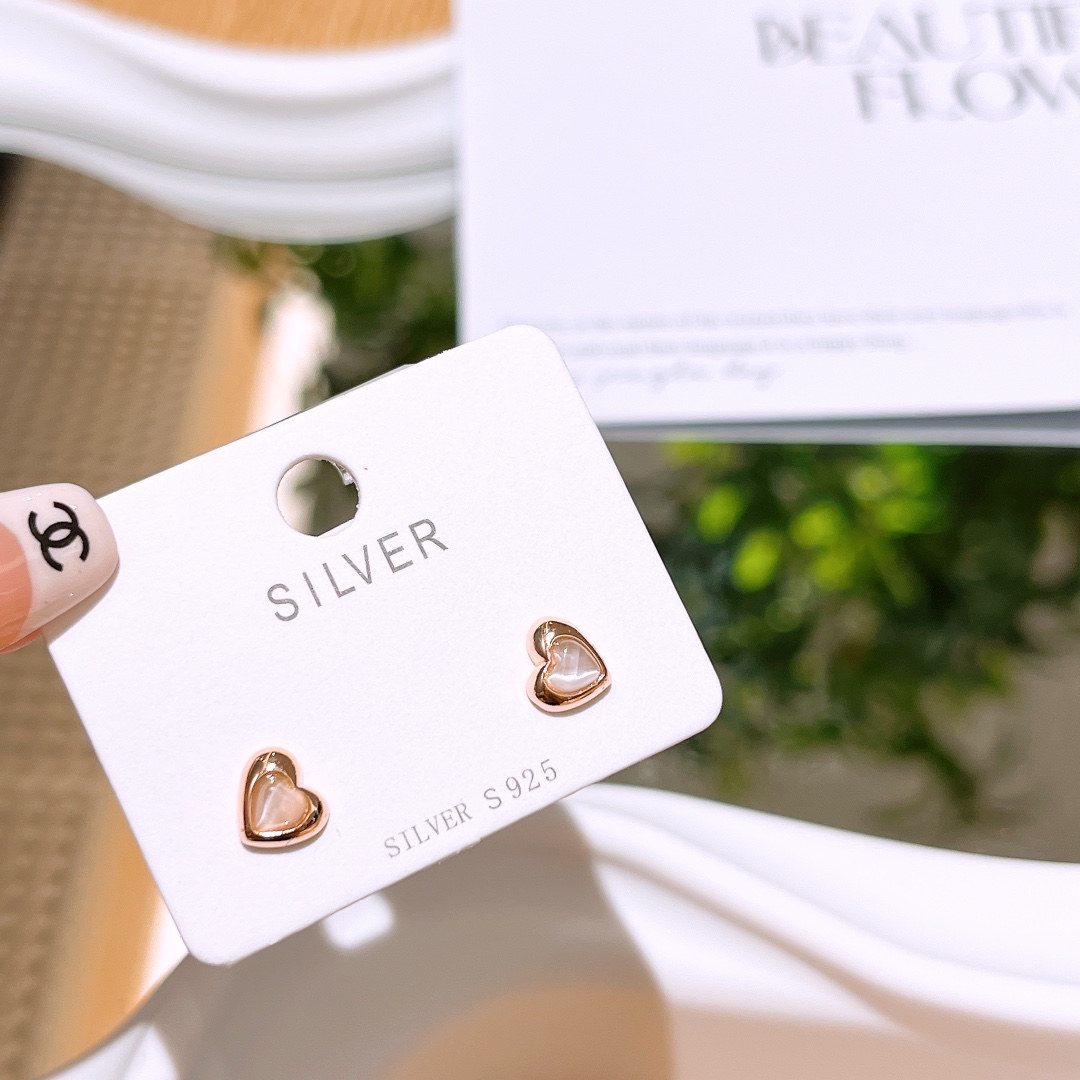 S925 Sterlingsilber Ohrringe Vintage Neujahr Silber