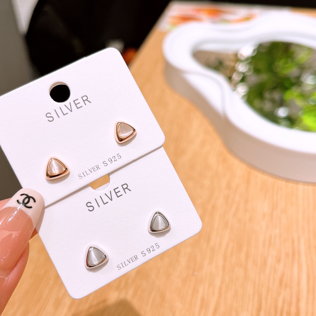 Fine Silver Earrings Sweet & Cool Banquet Silver