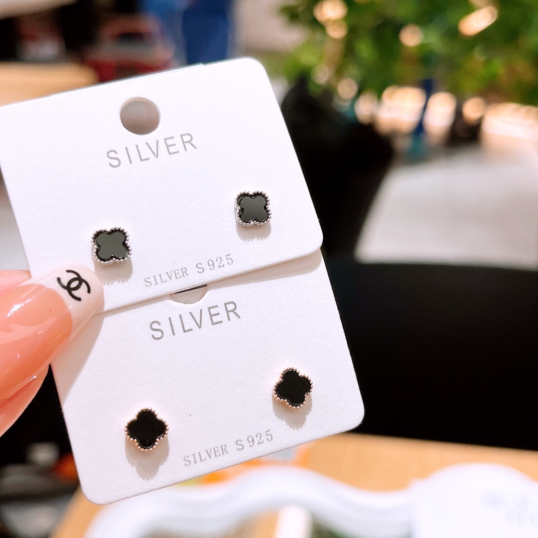 Feinsilber Ohrringe Französisch Geburtstag Silber