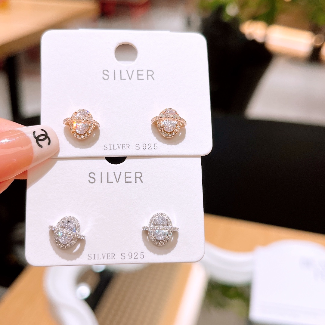 Massivsilber Ohrringe Verspielt Geschenk für sie Silber