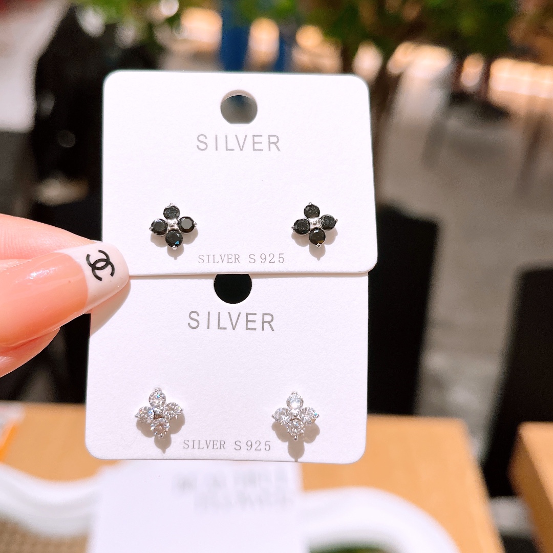 Feinsilber Ohrringe Zart Jahrestag Gold