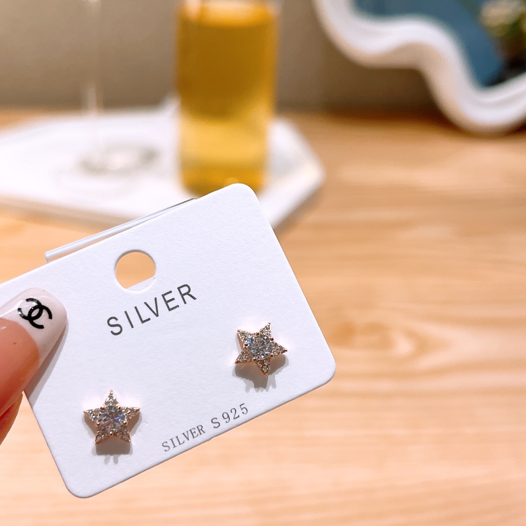 925 Silver Earrings Ultra Minimal Proposal Silver