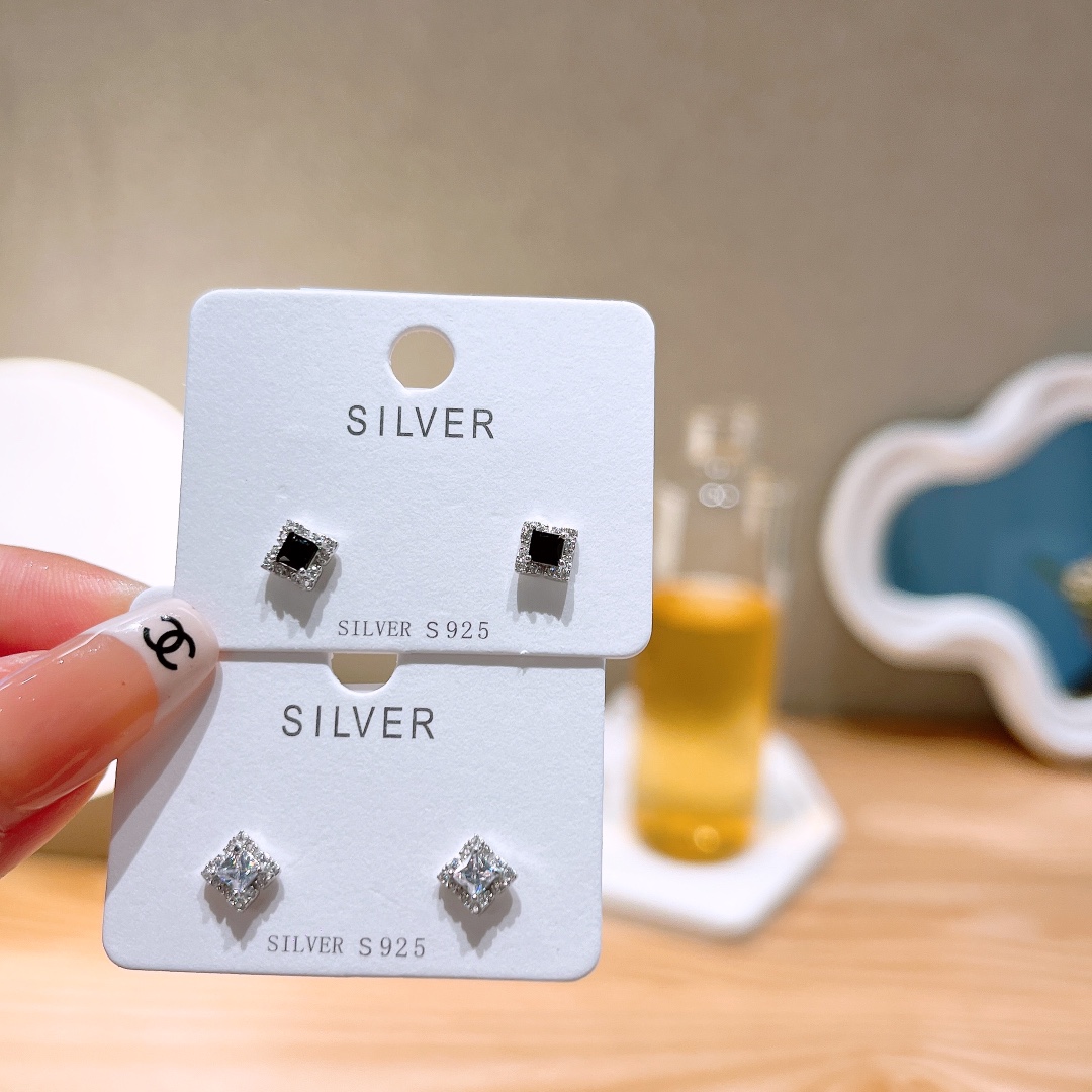 Solid Silver Earrings Sweet Teacher's Day Silver