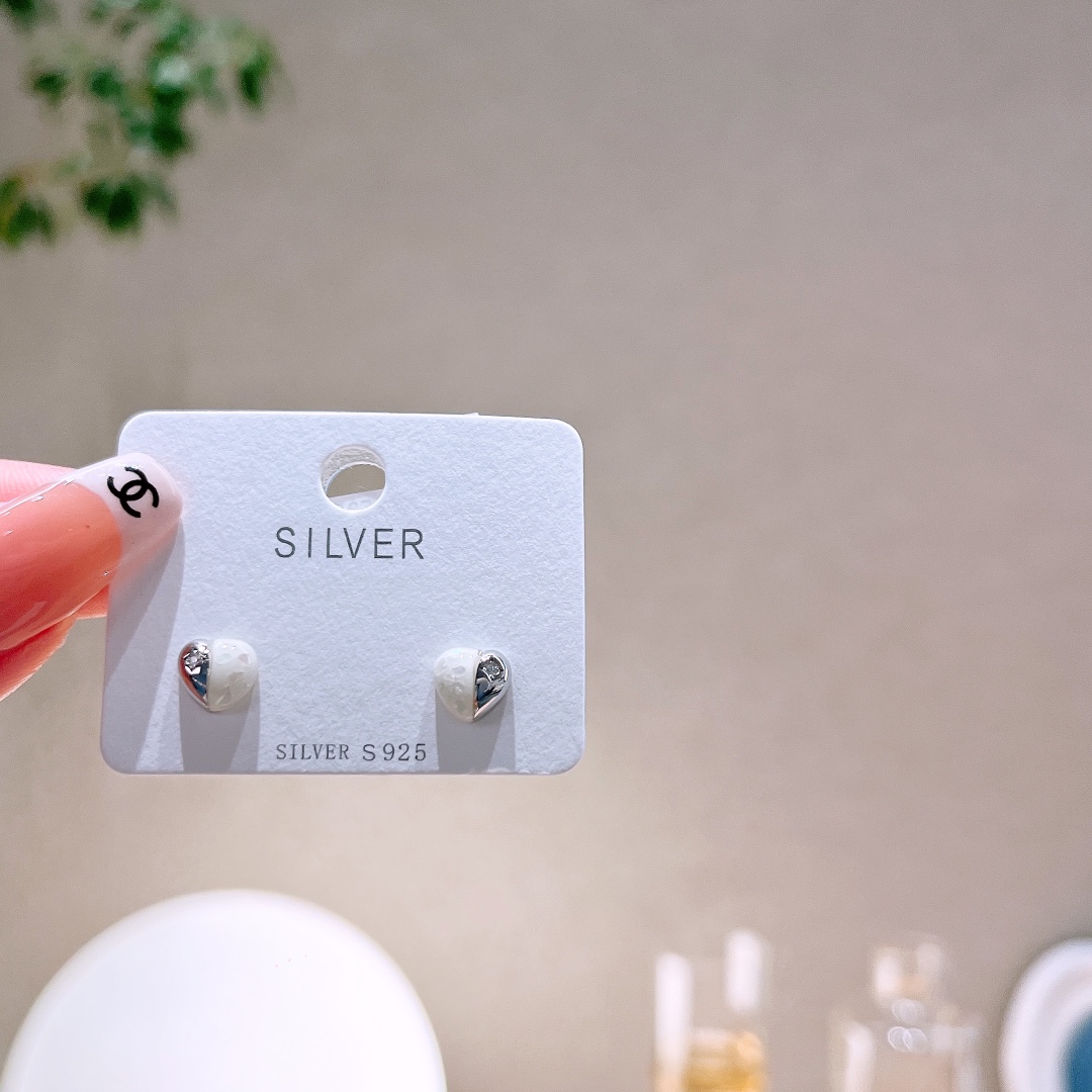 Low Allergy Silver Earrings Romantic Everyday Wear Gold