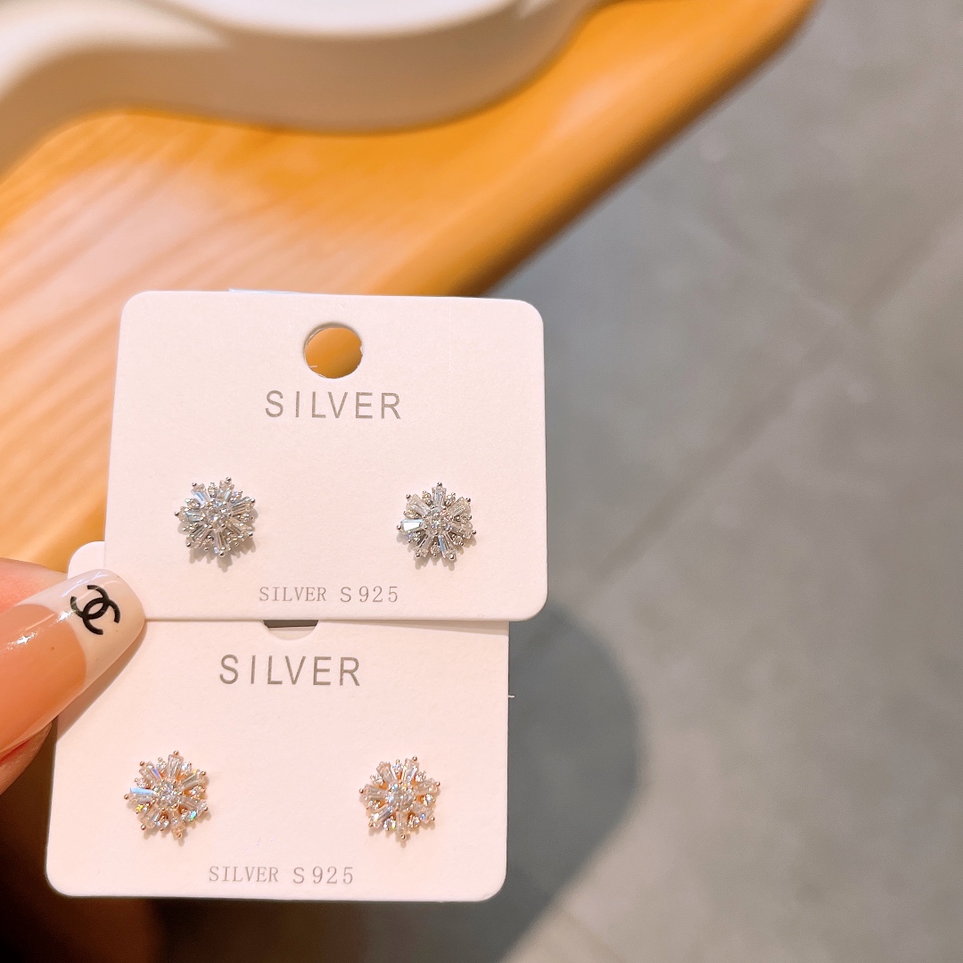 925 Silber Ohrringe Süß & cool Abschluss Silber