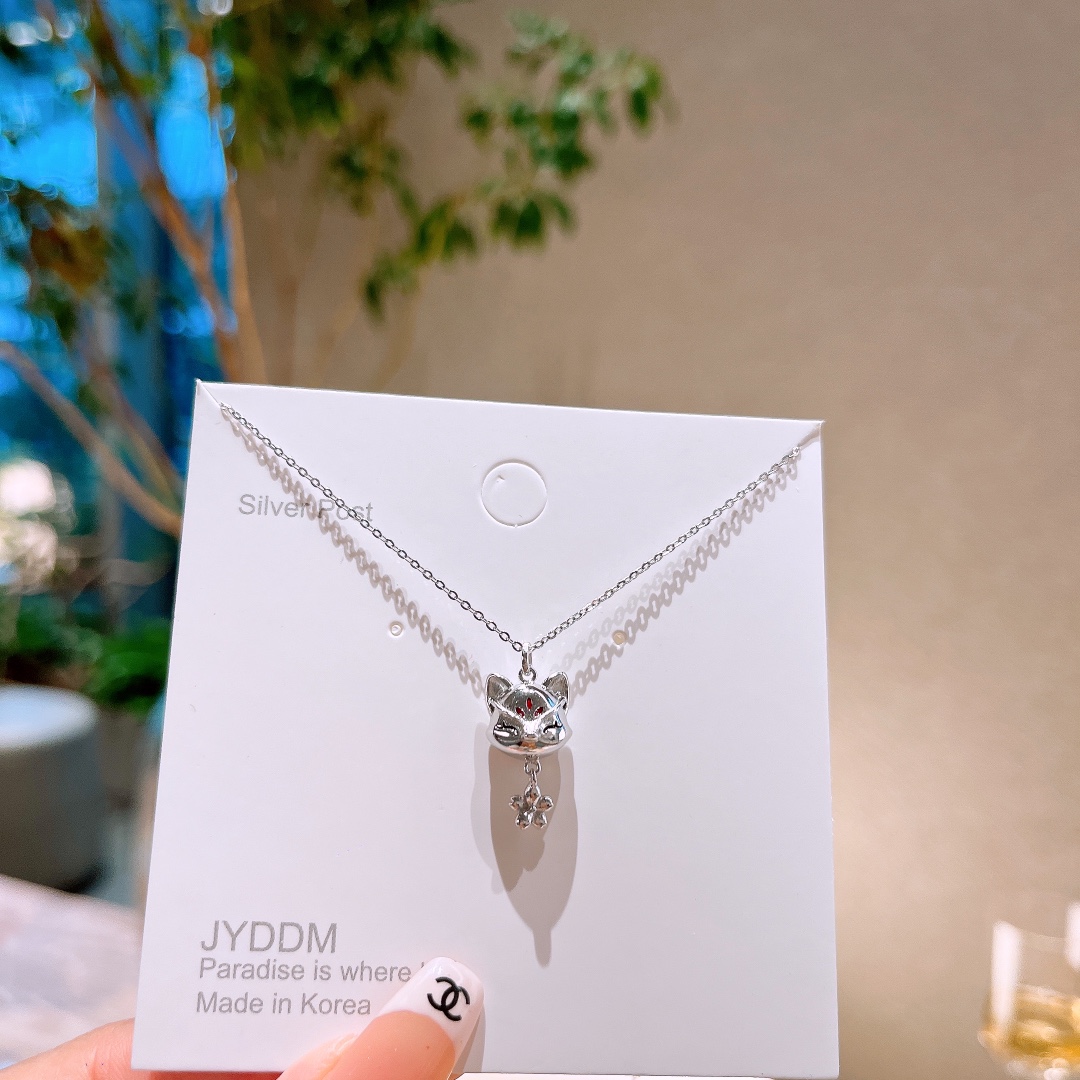 Allergiearmes Silber Kette Mode Jahrestag Silber