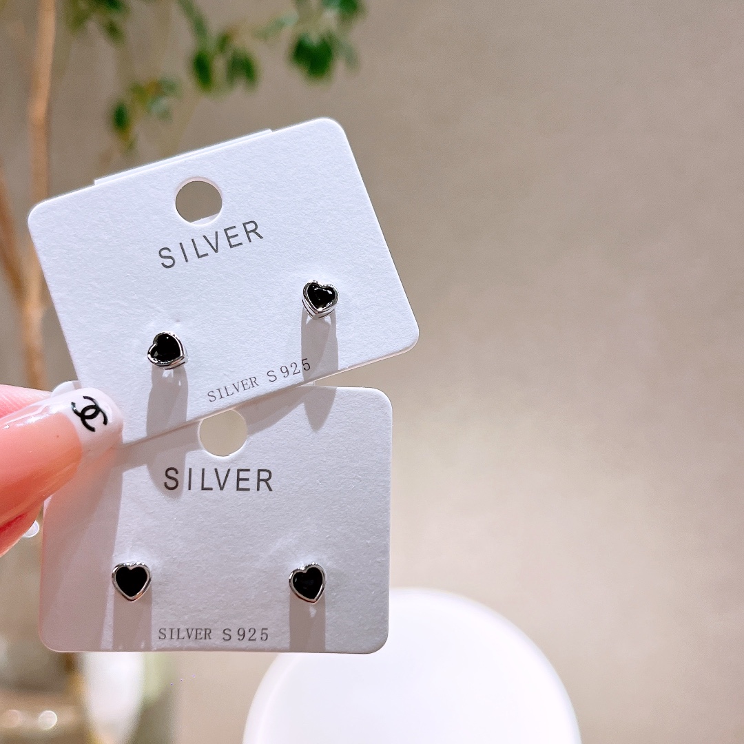 High Polish Silver Earrings Pure Travel Silver