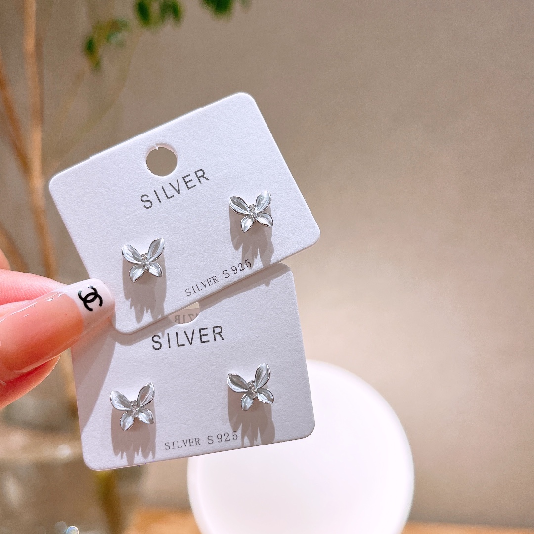 Solid Silver Earrings Fresh Mother's Day Gold