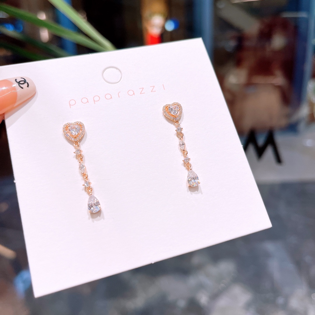 S925 Sterling Silver Earrings Sweet & Cool Proposal Silver