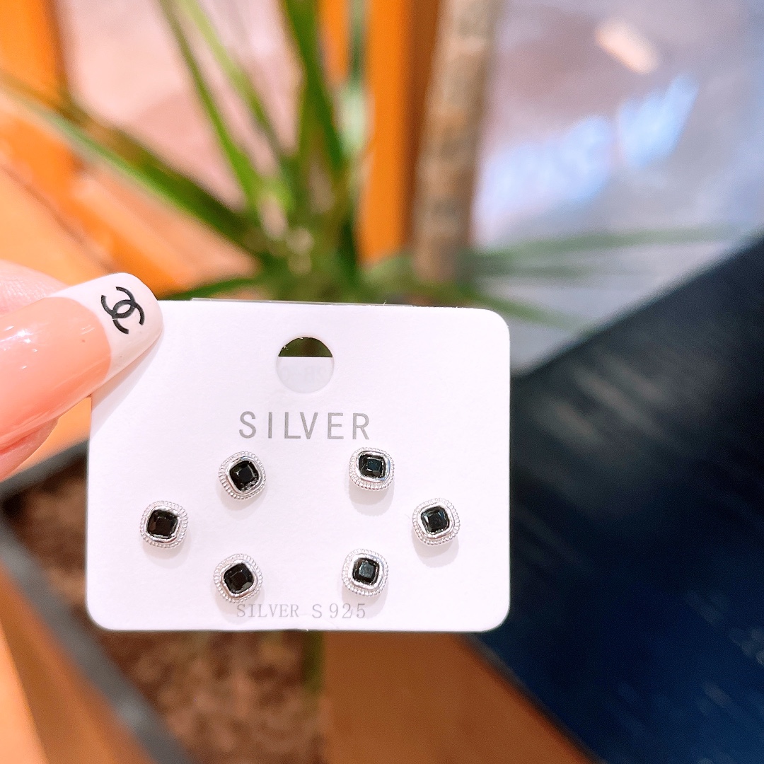 Hypoallergenic Silver Earrings Sweet Wedding Favor Silver