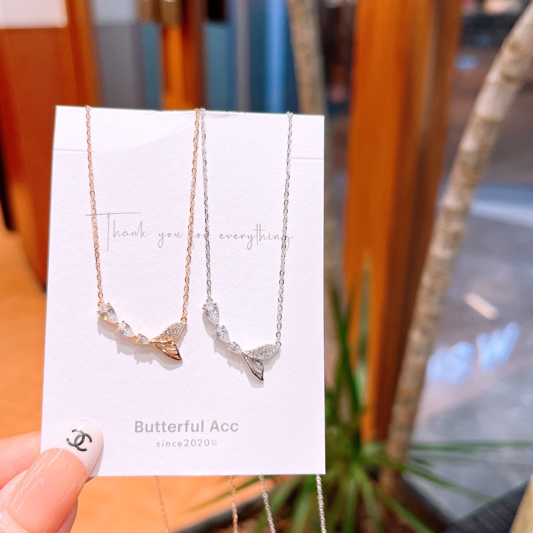 清純ニッケル無添加銀ネックレスゴールド ウェディングギフト