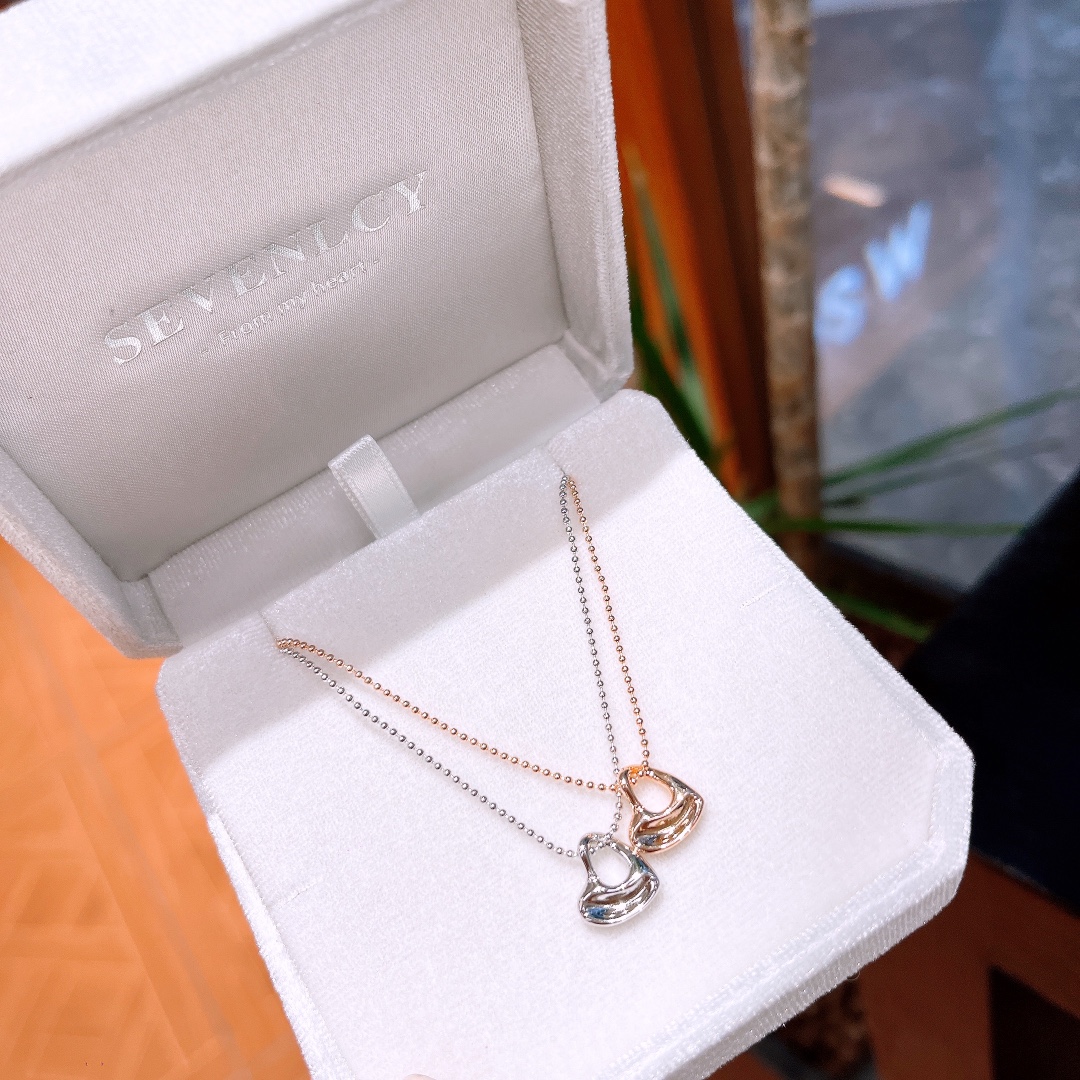 Feinsilber Kette Französisch Muttergeburtstag Gold