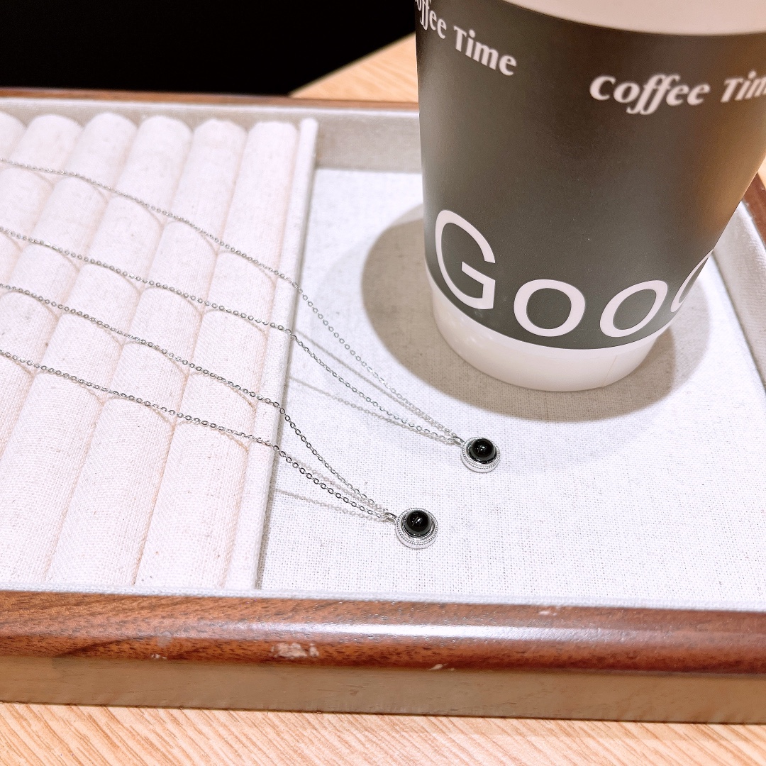 Solid Silver Necklace Delicate Spring Festival Silver