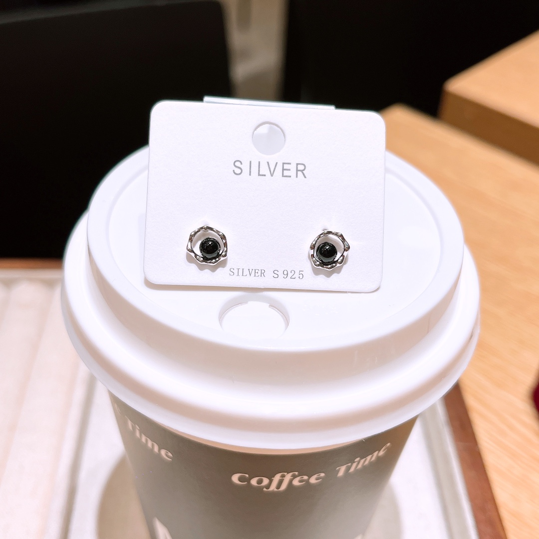 High Polish Silver Earrings Delicate Wedding Gold