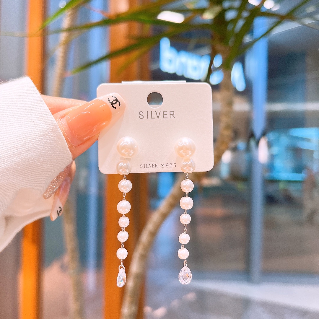 Nickel Free Silver Earrings Chic Mother's Day Gold