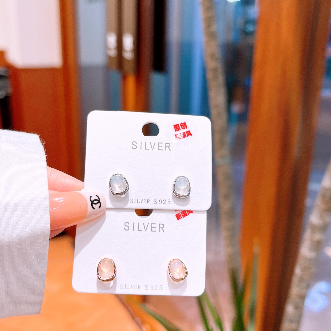 Hypoallergenic Silver Earrings Girly Banquet Gold