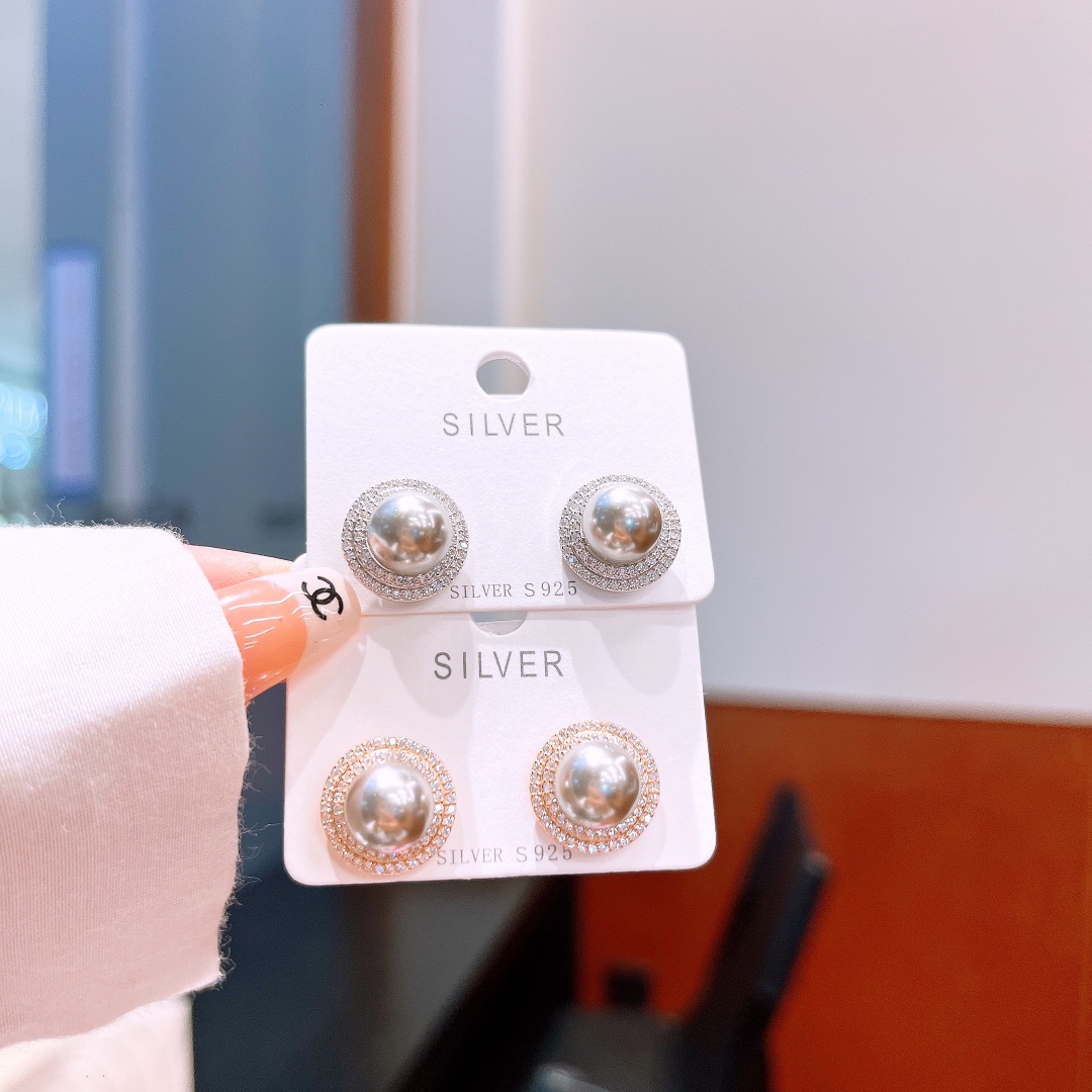 Fine Silver Earrings Chic Workplace Silver