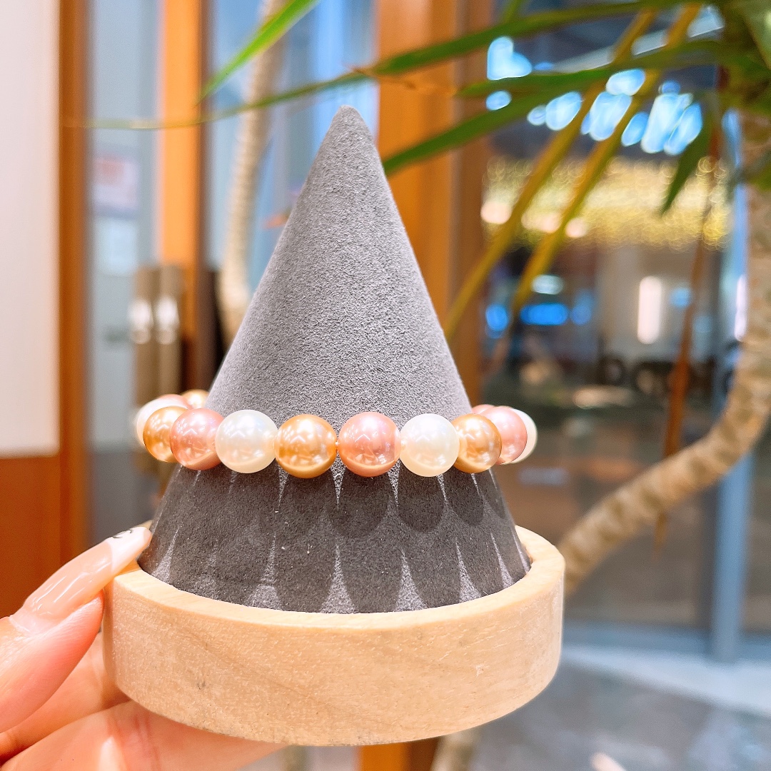 ガーリーファインシルバーブレスレットゴールド パーティー