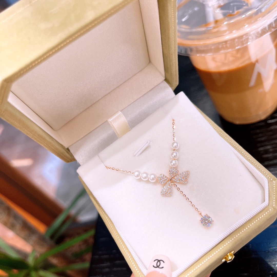 Low Allergy Silver Moissanite Necklace Delicate Anniversary Silver