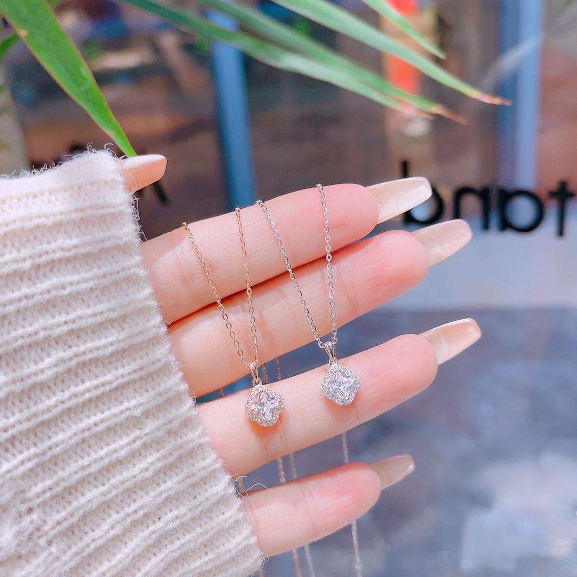 Hypoallergenes Silber Kette Wald Reise Gold