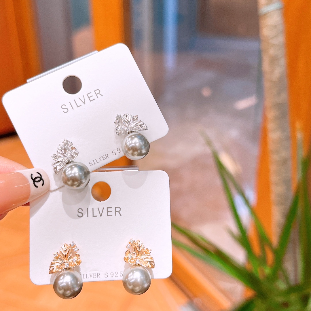 Fine Silver Earrings Dainty Housewarming Gold