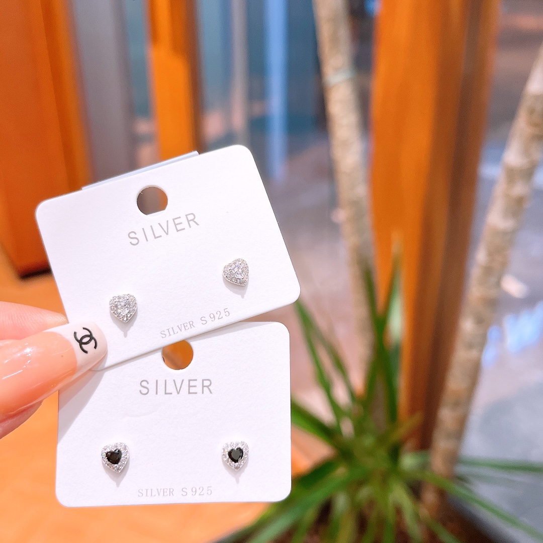 S925 Sterlingsilber Ohrringe Minimalistisch Vatertag Silber