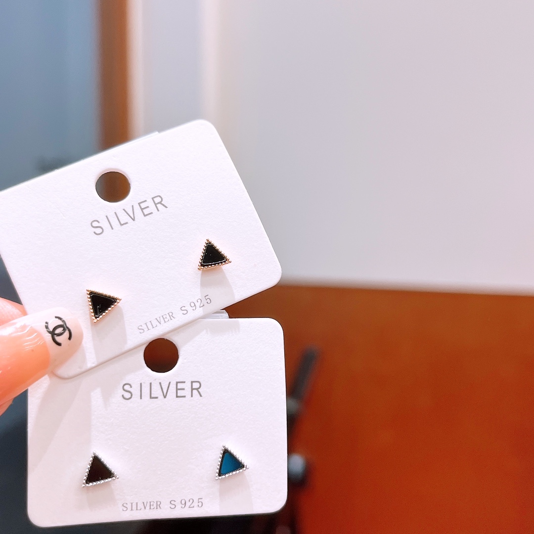 Hochglanzpoliertes Silber Ohrringe Koreanischer Stil Hochzeitsgeschenk