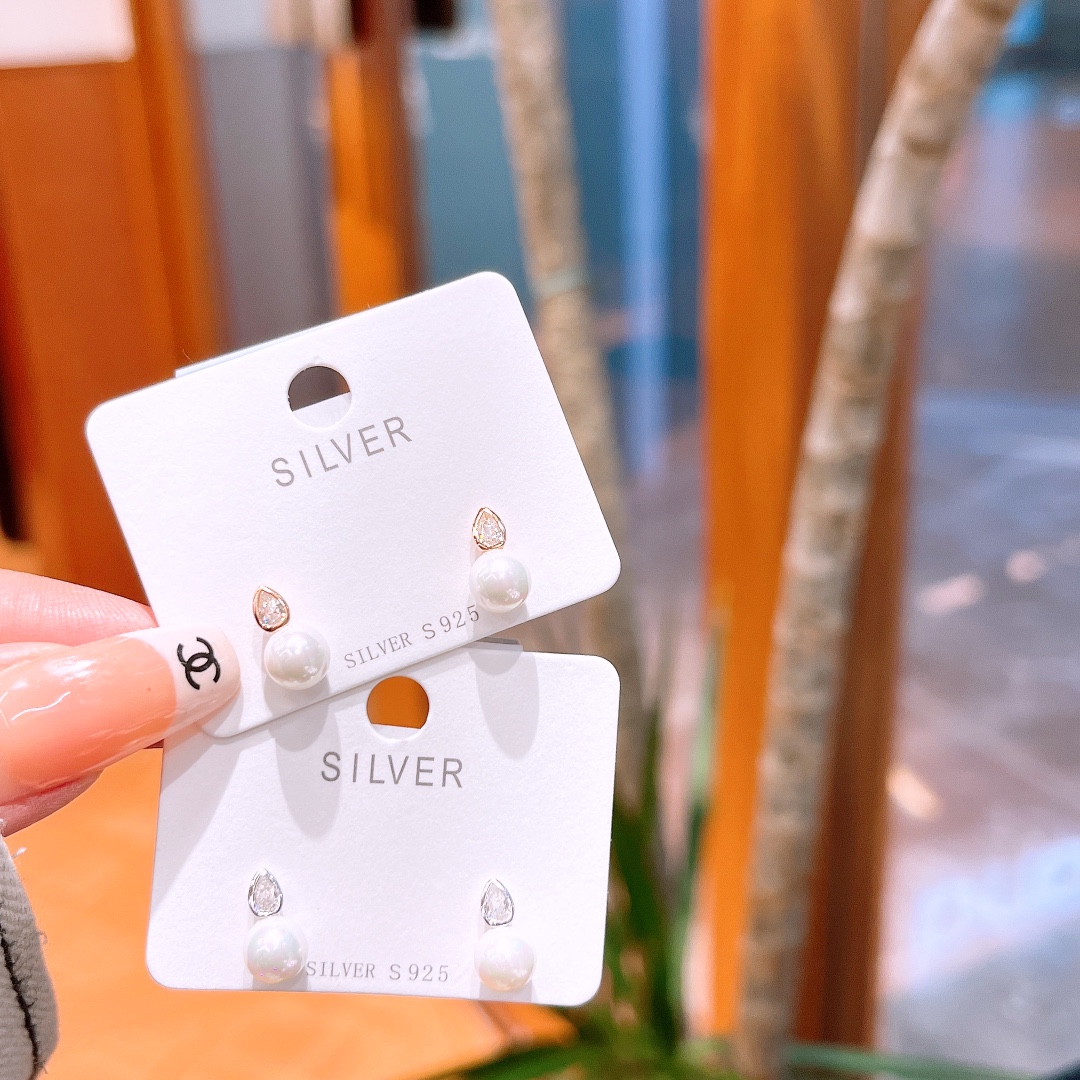 Nickelfreies Silber Ohrringe Vintage Verabredung Silber