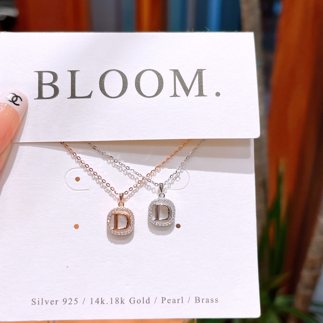 Low Allergy Silver Necklace Dainty Bestie Gift Gold