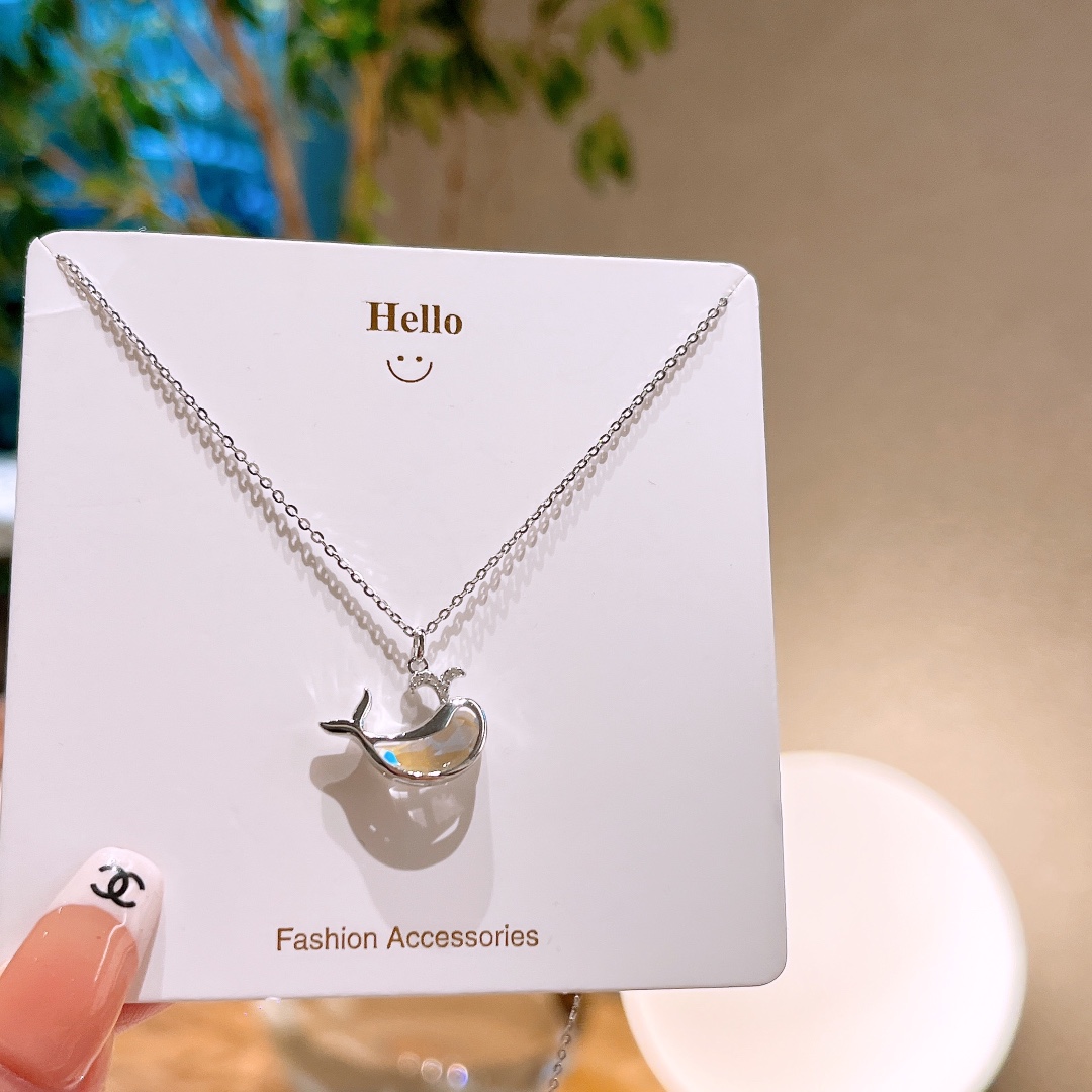 925 Silver Necklace Girly Everyday Wear Silver