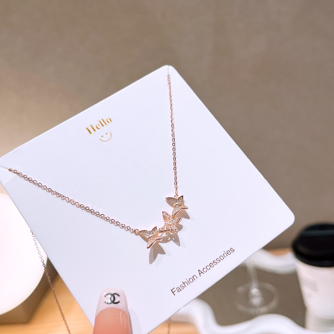 シックアレルギー対応シルバーネックレスゴールド 先生の日