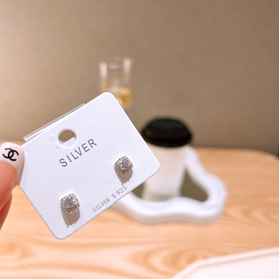 High Polish Silver Earrings Romantic Everyday Wear Silver