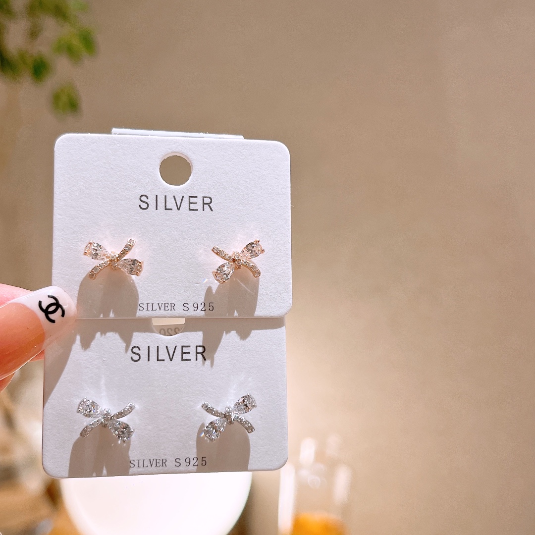 Fine Silver Earrings Cute Mother's Birthday Gold