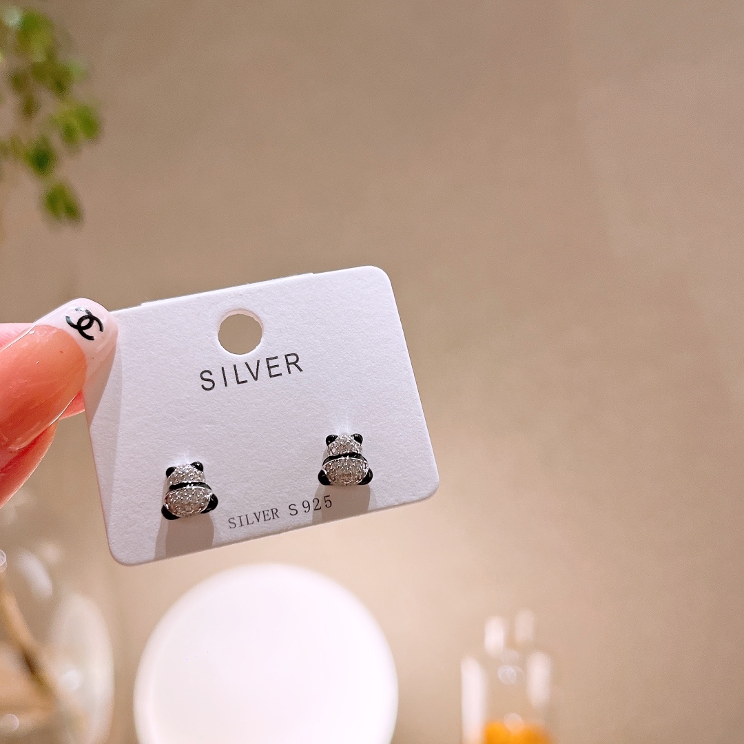 Low Allergy Silver Earrings Vintage Father's Day Gold