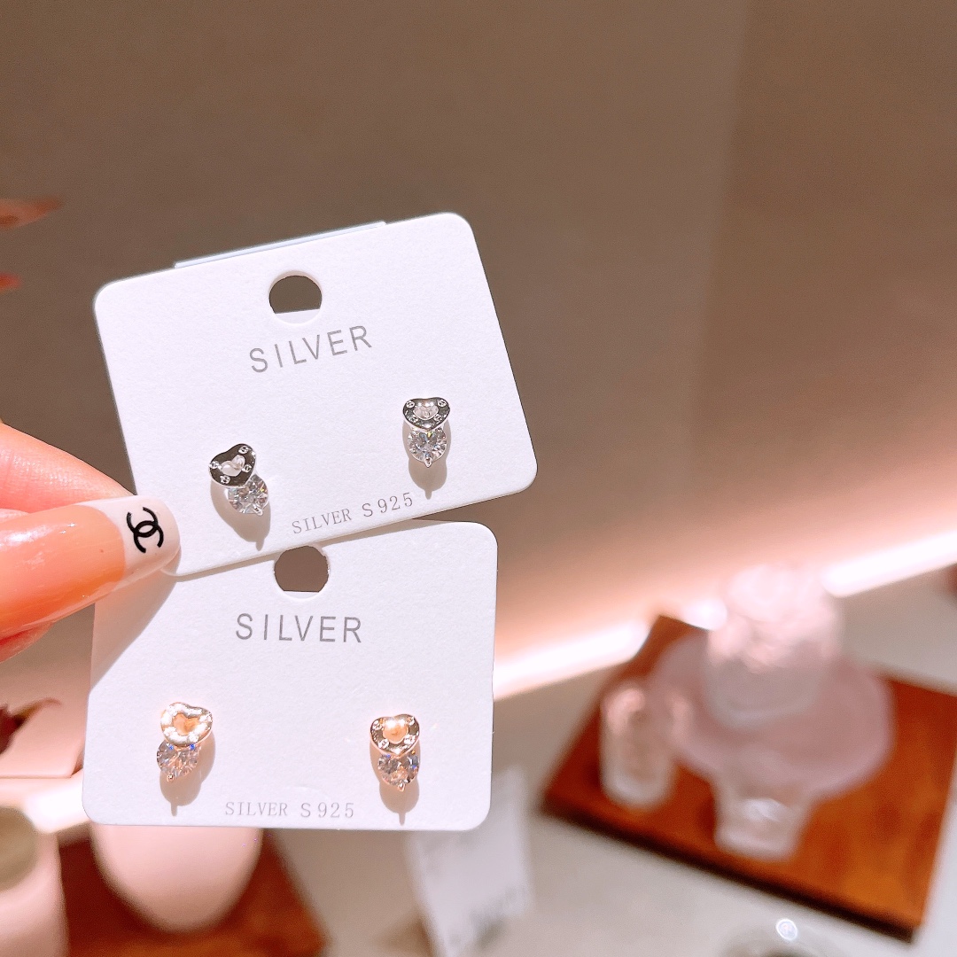 Low Allergy Silver Earrings Elegant Gift for Her Silver