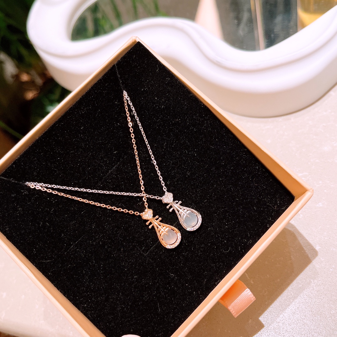 Nickel Free Silver Necklace Dainty New Year Gold