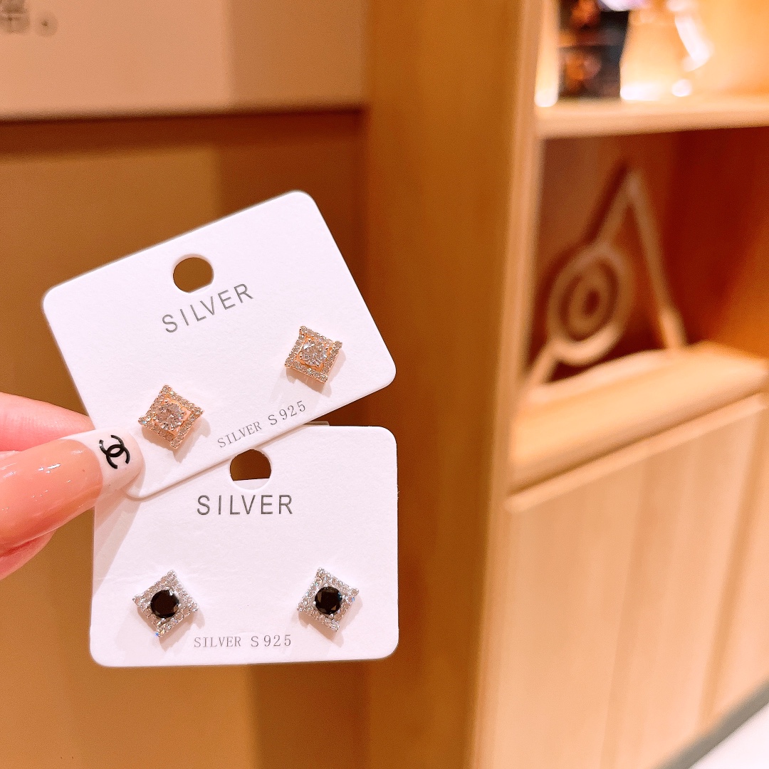 Low Allergy Silver Earrings Girly Office Silver