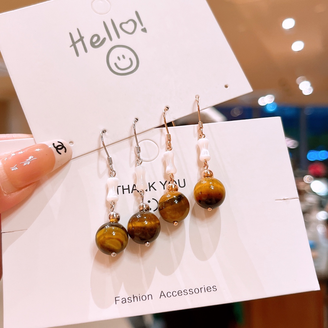 ファッションファインシルバードロップ＆スレッドイヤリングゴールド 年次パーティー