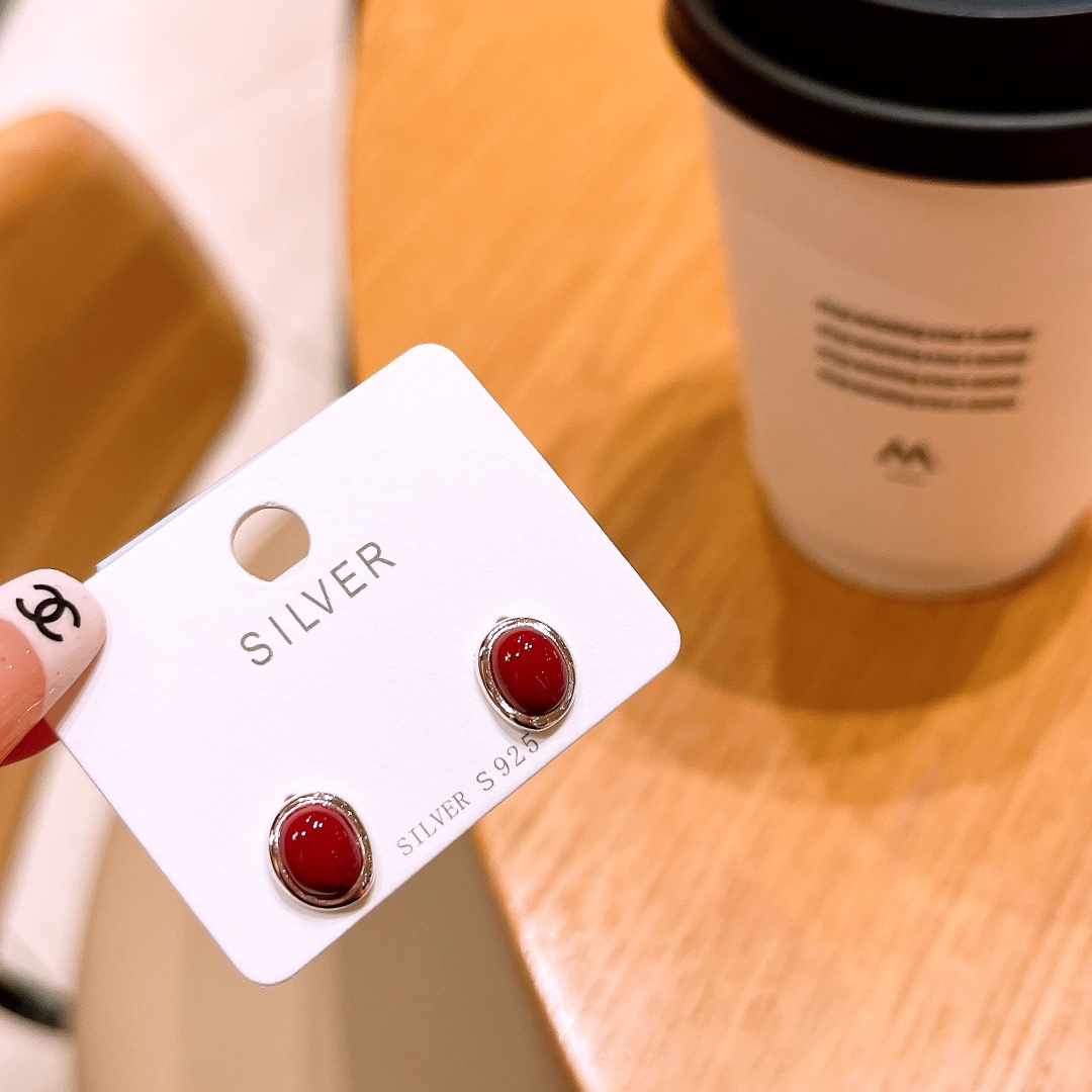 925 Silver Earrings Intellectual Mother's Birthday Silver