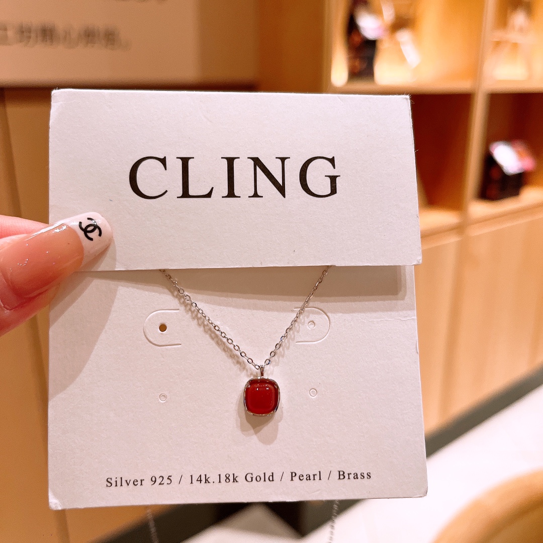 Fine Silver Necklace Korean Style Confession Silver